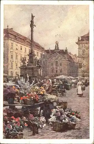 Wien Hof Blumenmarkt