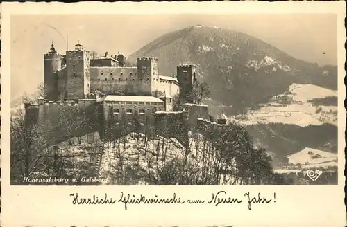 Hohensalzburg Gaisberg Neujahr