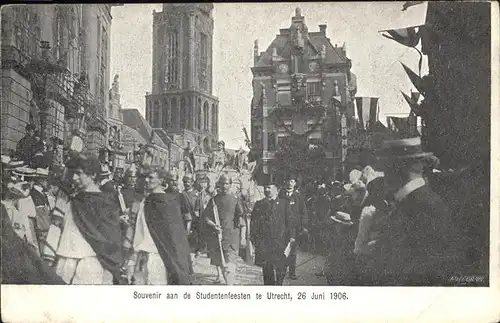 Utrecht Studentenfeesten
26.6.1906 Kat. Utrecht