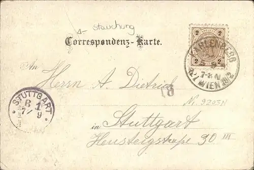 aw06657 Kahlenbergerdorf Wien Kahlenberg Kategorie. Wien Alte Ansichtskarten