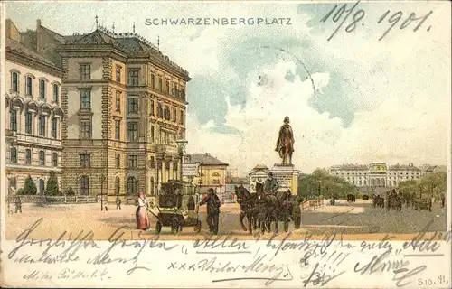 Wien Oesterreich Schwarzenbergplatz