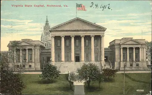 Richmond Virginia Virginia State Capitol Kat. Richmond