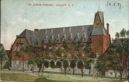 Albany New York St. Agnes School Kat. Albany