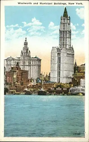 New York City Woolworth
Municipal Buildings / New York /