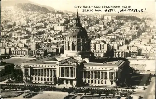 San Francisco California City Hall
Hotel WM-Taylor / San Francisco /