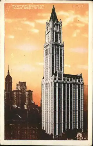 New York City Woolworth Building / New York /