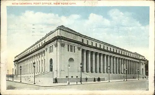 New York City New General Post Office / New York /