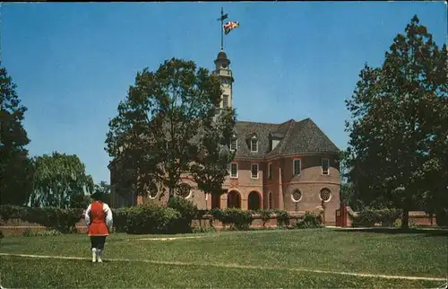 Williamsburg Virginia Colonial Capitol Kat. Williamsburg