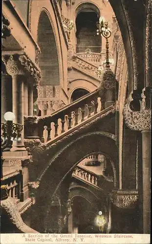 Albany New York State Capitol
Western Staircase Kat. Albany