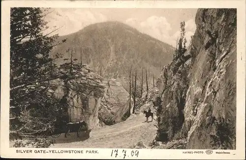 Yellowstone National Park Silver Gate Kat. Yellowstone National Park