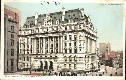 New York City Hall of Recording / New York /