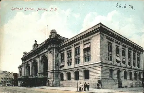 Albany New York Railroad Station Kat. Albany