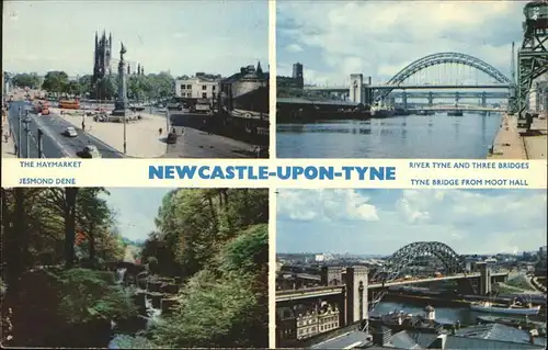 Newcastle upon Tyne River Tyne
Three Bridges Kat. Newcastle upon Tyne