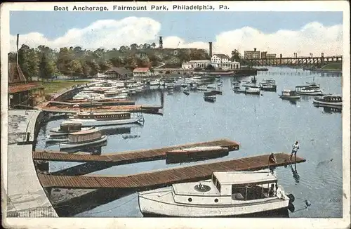 Philadelphia Pennsylvania Boat Anchorage
Fairmount Park Kat. Philadelphia