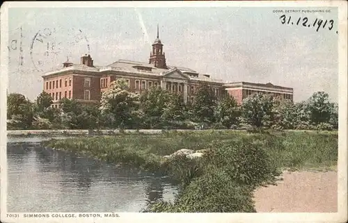 Boston Massachusetts Simmons College Kat. Boston