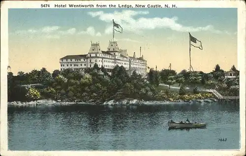 New Castle New Hampshire Hotel Wentworth
Ledge Kat. New Castle