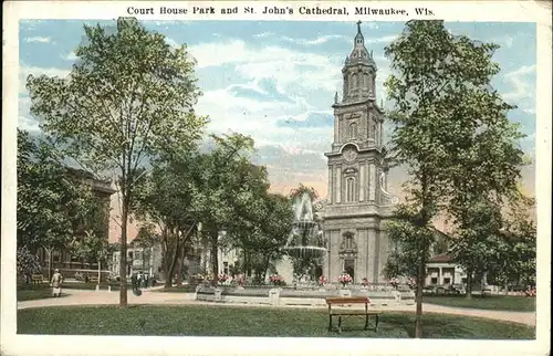 Milwaukee Wisconsin Court House Park
St. John`s Cathedral Kat. Milwaukee
