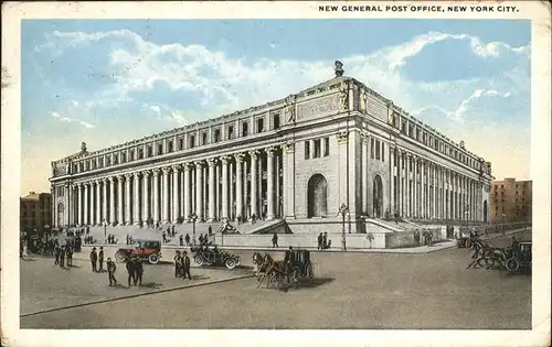 New York City New General Post Office / New York /