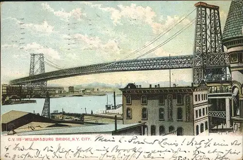 New York City Williamsburg-Bridge / New York /