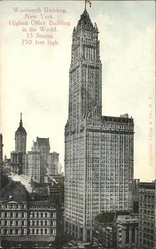 New York City Woolworth Building / New York /