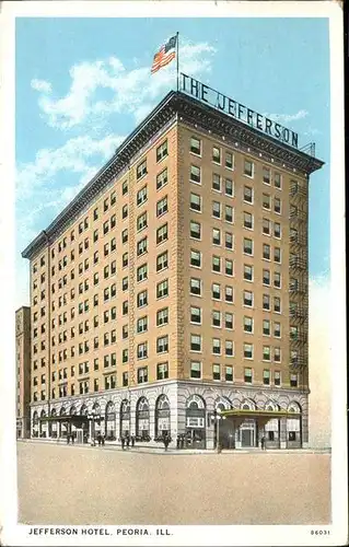 Peoria Illinois  Jefferson Hotel Kat. Peoria