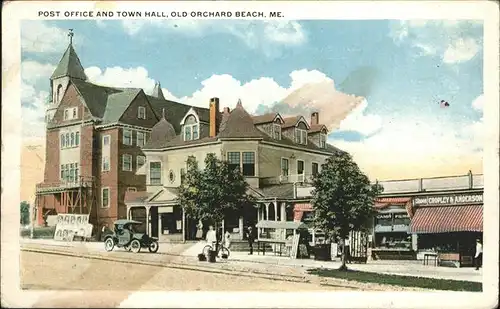 Old Orchard Beach Post Office Town Hall Kat. Old Orchard Beach