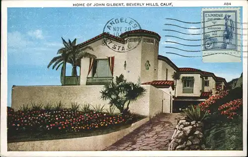 Beverly Hills California Home John Gilbert Kat. Beverly Hills