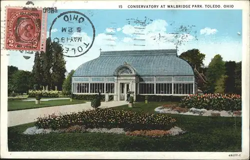 Toledo Ohio Walbridge Park Conservatory Kat. Toledo