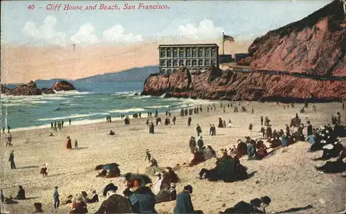 San Francisco California Cliff House Beach / San Francisco /