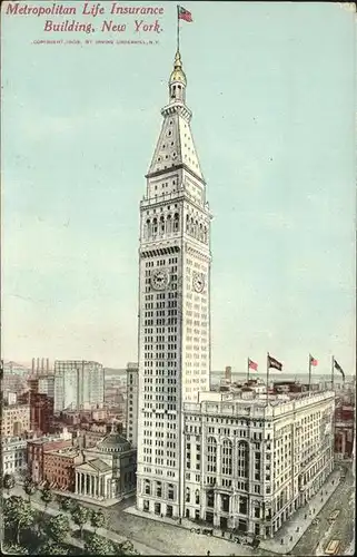 New York City Metropolitan Life Insurance Building / New York /