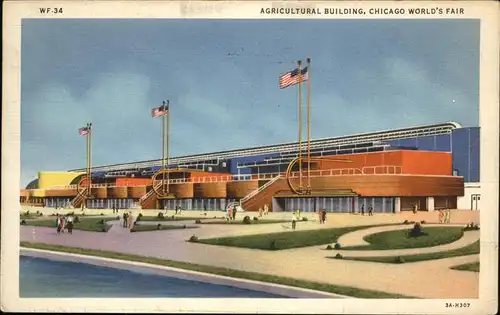 Chicago World Fair Agricultural Building Kat. Chicago