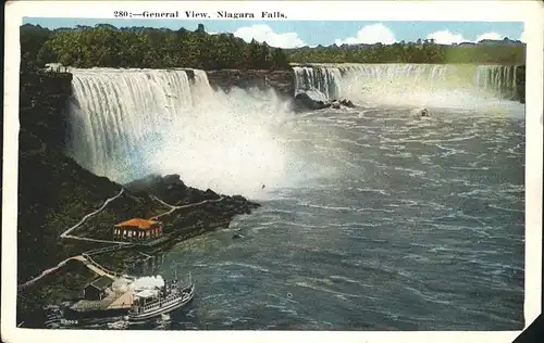Niagara Falls New York General View Kat. Niagara Falls