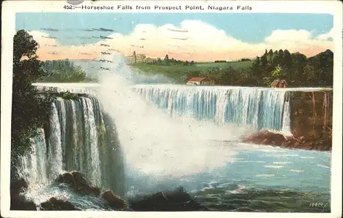 Niagara Falls New York Horseshoe Falls
Prospect Point Kat. Niagara Falls