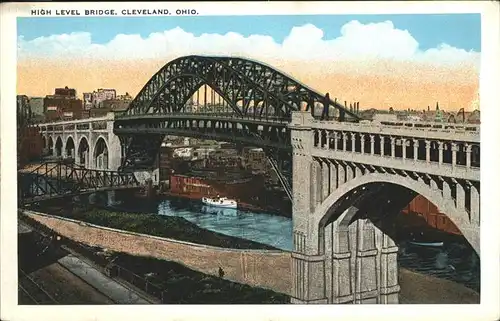Cleveland Ohio High Level Bridge Kat. Cleveland