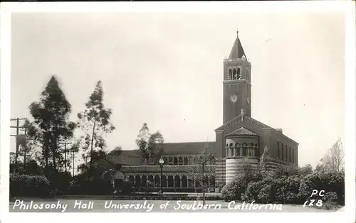 California City Philosophy Hall
University of Southern California Kat. California City