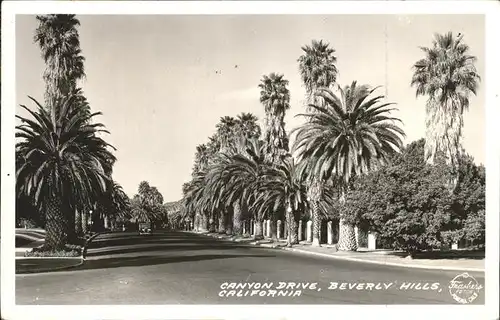 Beverly Hills California Canyon Drive Kat. Beverly Hills