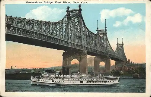 New York City Queensborough Bridge
East River / New York /