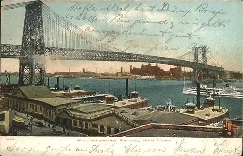 New York City Williamsburg Bridge / New York /