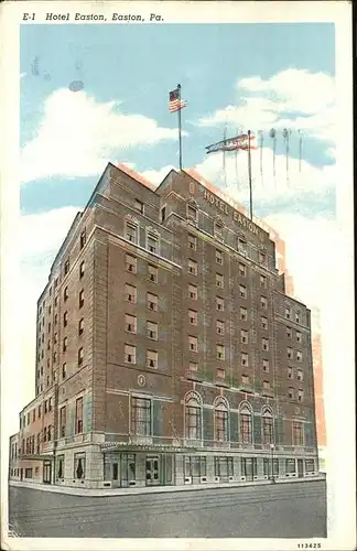 Easton Pennsylvania Hotel Easton Kat. Easton