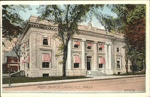 Lawrence Massachusetts Post Office Kat. Lawrence