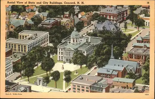 Concord New Hampshire Aerial View
City Buildings Kat. Concord