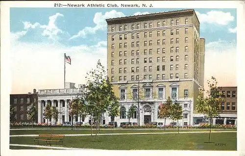 Newark New Jersey Athletic Club Kat. Newark