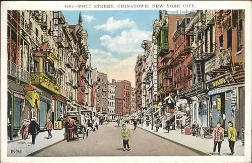 New York City Chinatown / New York /