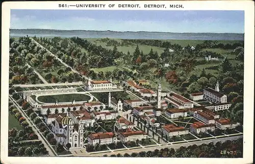 Detroit Michigan University Kat. Detroit