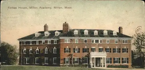 Milton Massachusetts Forbes House
Milton Academy Kat. Milton