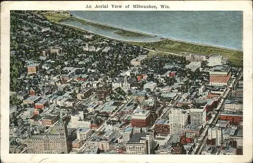 Milwaukee Wisconsin Luftbild Kat. Milwaukee