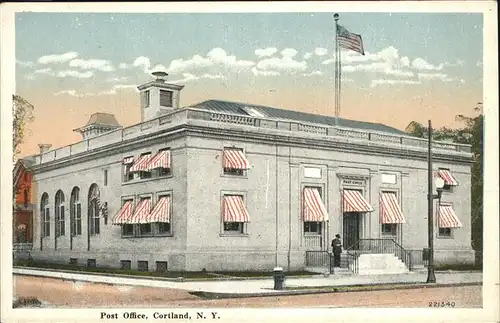 Cortland New York Post Office Kat. Cortland