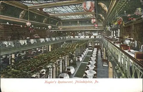 Philadelphia Pennsylvania Kugler s Restaurant Kat. Philadelphia