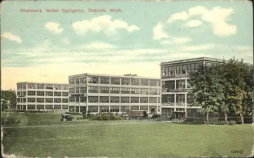 Detroit Michigan Chalmers Motor Company Kat. Detroit