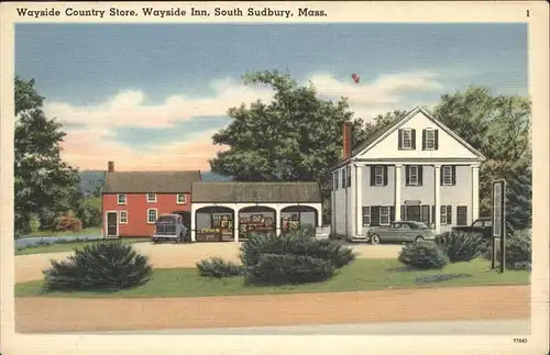 Sudbury Massachusetts Wayside Country Store
Wayside Inn Kat. Sudbury